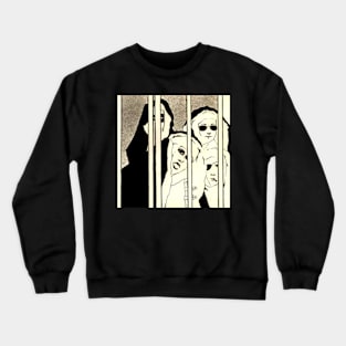 Saints and Sinners  Dead Vandals Punk Throwback 1977 Crewneck Sweatshirt